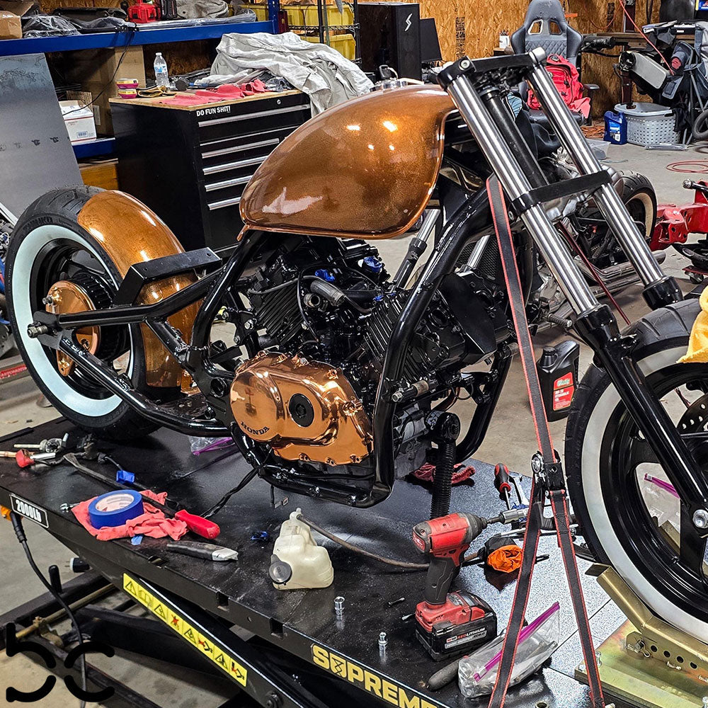 8" 1-Piece Steel Rear Fender