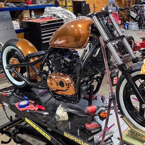 8" 1-Piece Steel Rear Fender