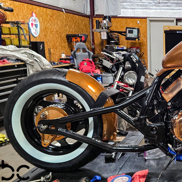 8" 1-Piece Steel Rear Fender