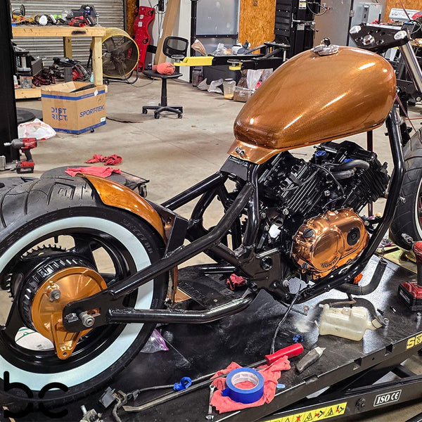 8" 1-Piece Steel Rear Fender