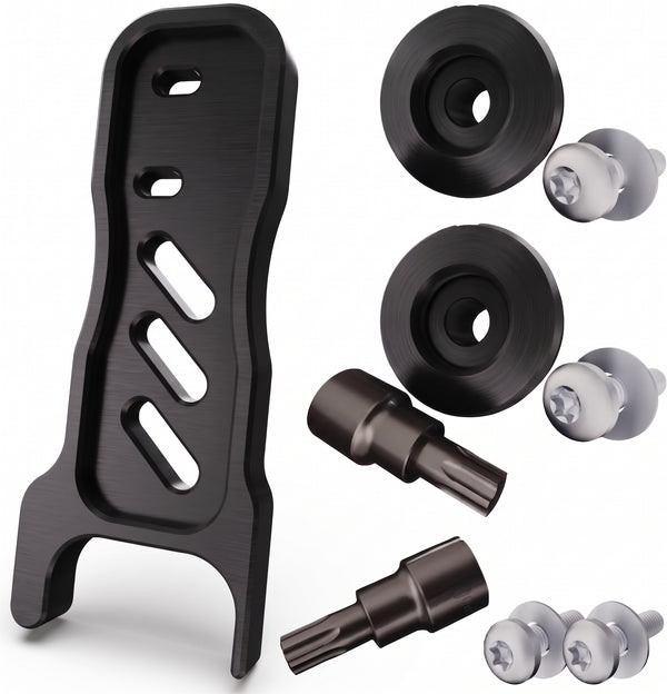 Toyota Tacoma Gen3 2016-2023 Deck Lid Anti-Theft Security ( TailGate Lock 2.0 + 2pc Stay Cable Lock + 2 Keys )