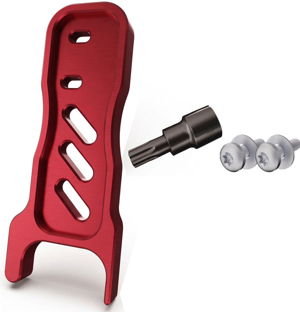 Toyota Tacoma Gen3 2016-2023 Deck Lid Anti-Theft Security ( TailGate Lock 2.0 + 1 Key ) (RED)