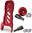 Toyota Tacoma Gen3 2016-2023 Deck Lid Anti-Theft Security ( TailGate Lock 2.0 + 1pc Stay Cable Lock + 2 Keys ) (RED)