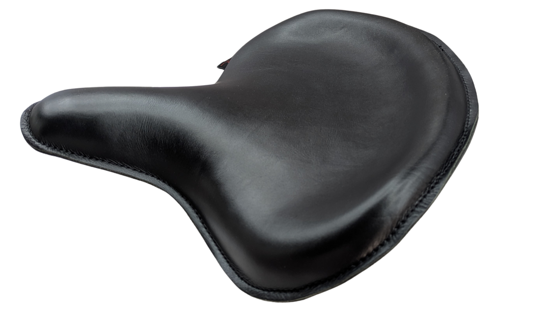 Harley Police Style Panhead Knucklehead Flathead EL WL ULH Genuine Leather Seat
