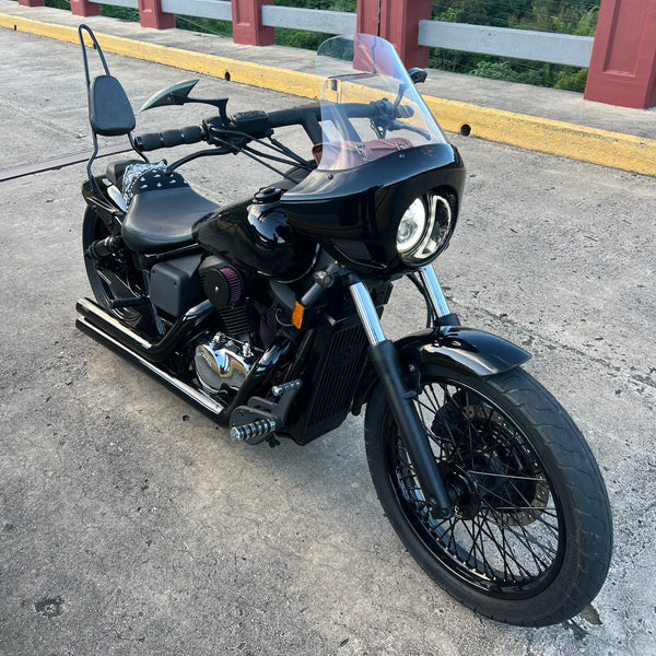 Honda Shadow VT750dc Spirit (Chain) to Harley Super Sucker Intake Air Cleaner (Adapter + Super Sucker)