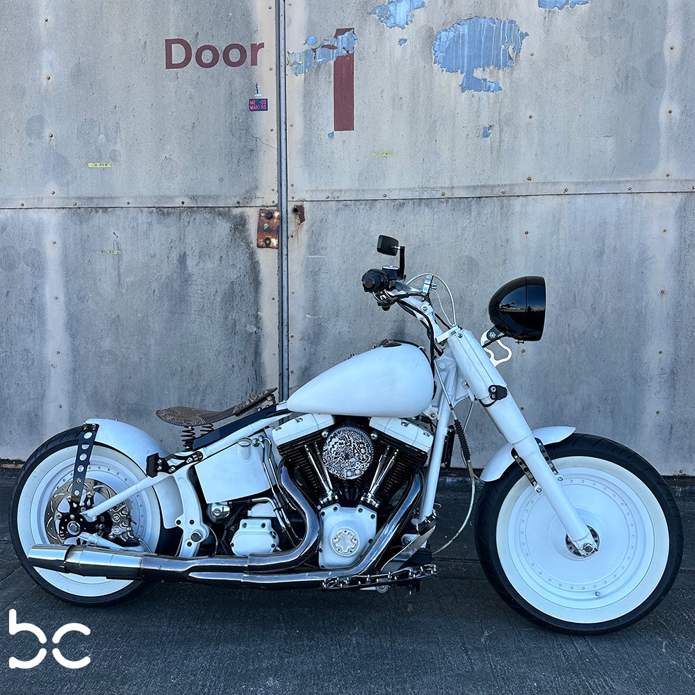 Fatboy Rear Fender Rack Harley Softail / Fatboy 2000-2017 Rear (STEEL) Fender Combo Kit (Rear ...