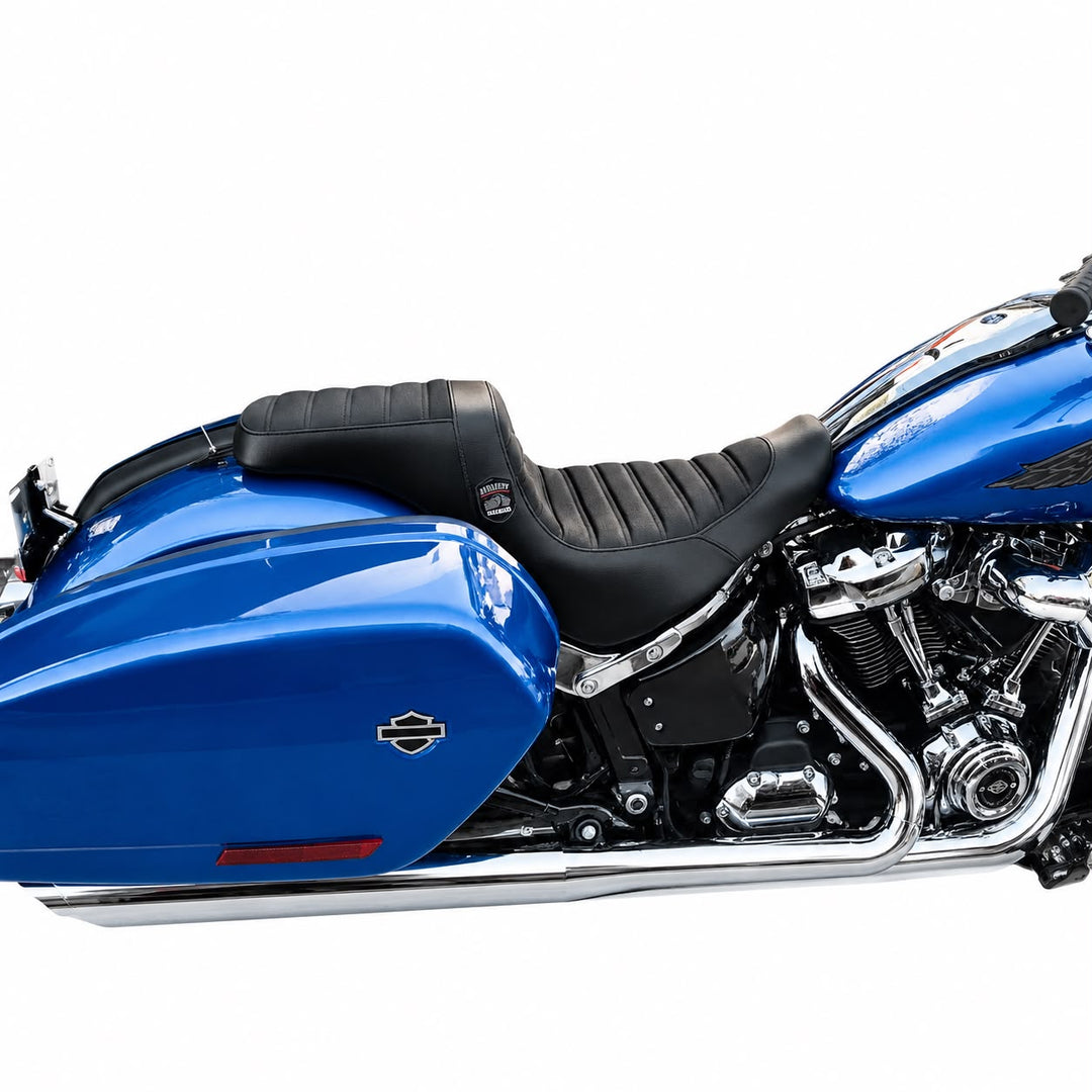 Harley Davidson Low Rider, Sport Glide Driver & passenger Gel pleated Seat 2018 - 2025