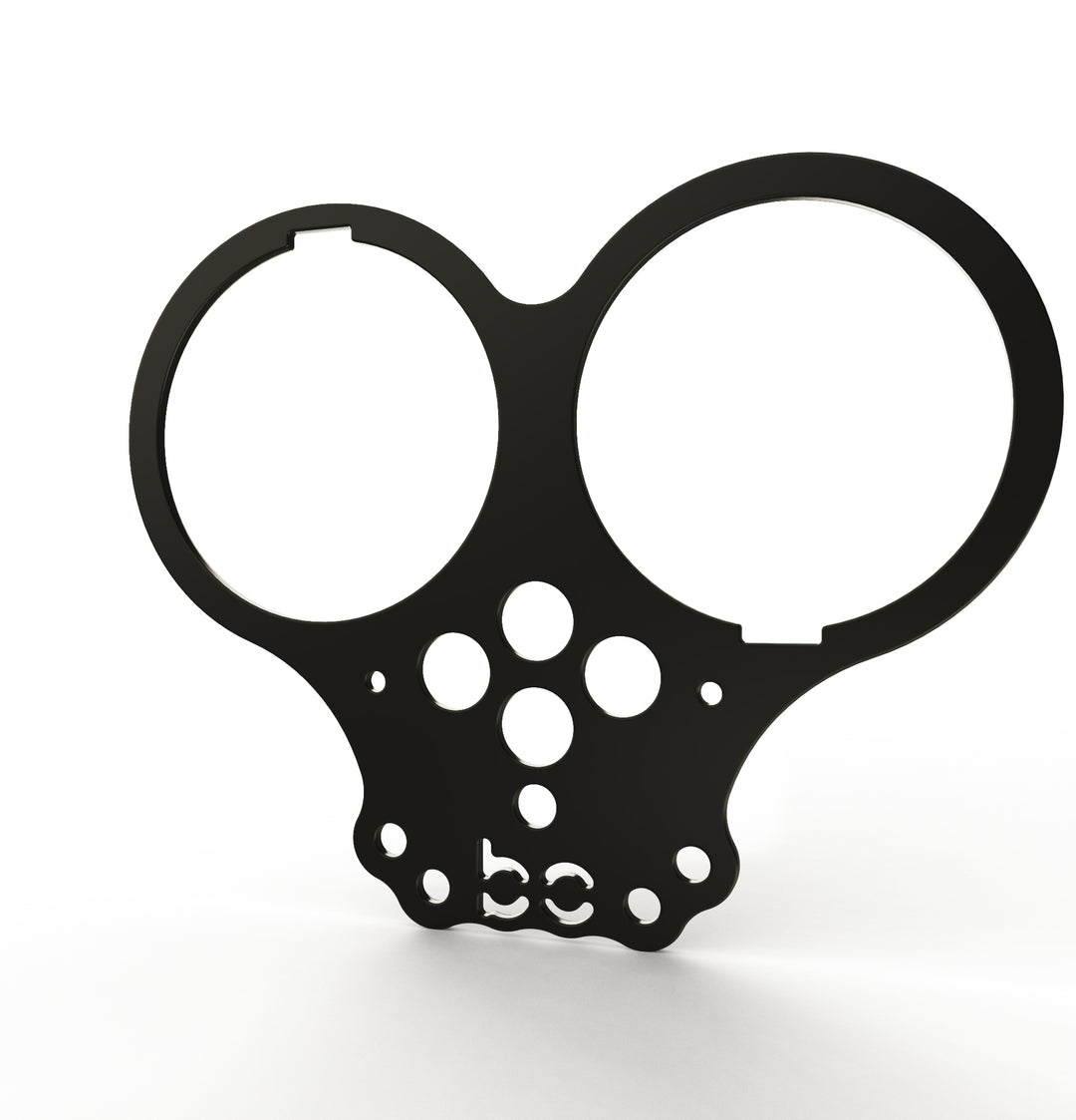 Triumph Bonneville t100 Lay Flat Dash Speedo Tach cluster Mount Bracket (Idiot Lights)