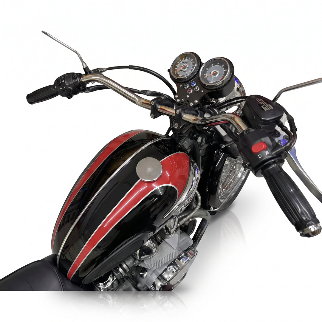 Triumph Bonneville t100 SE thruxton 900 Lay Flat Dash Speedo Tach cluster Mount Bracket (Idiot Lights)