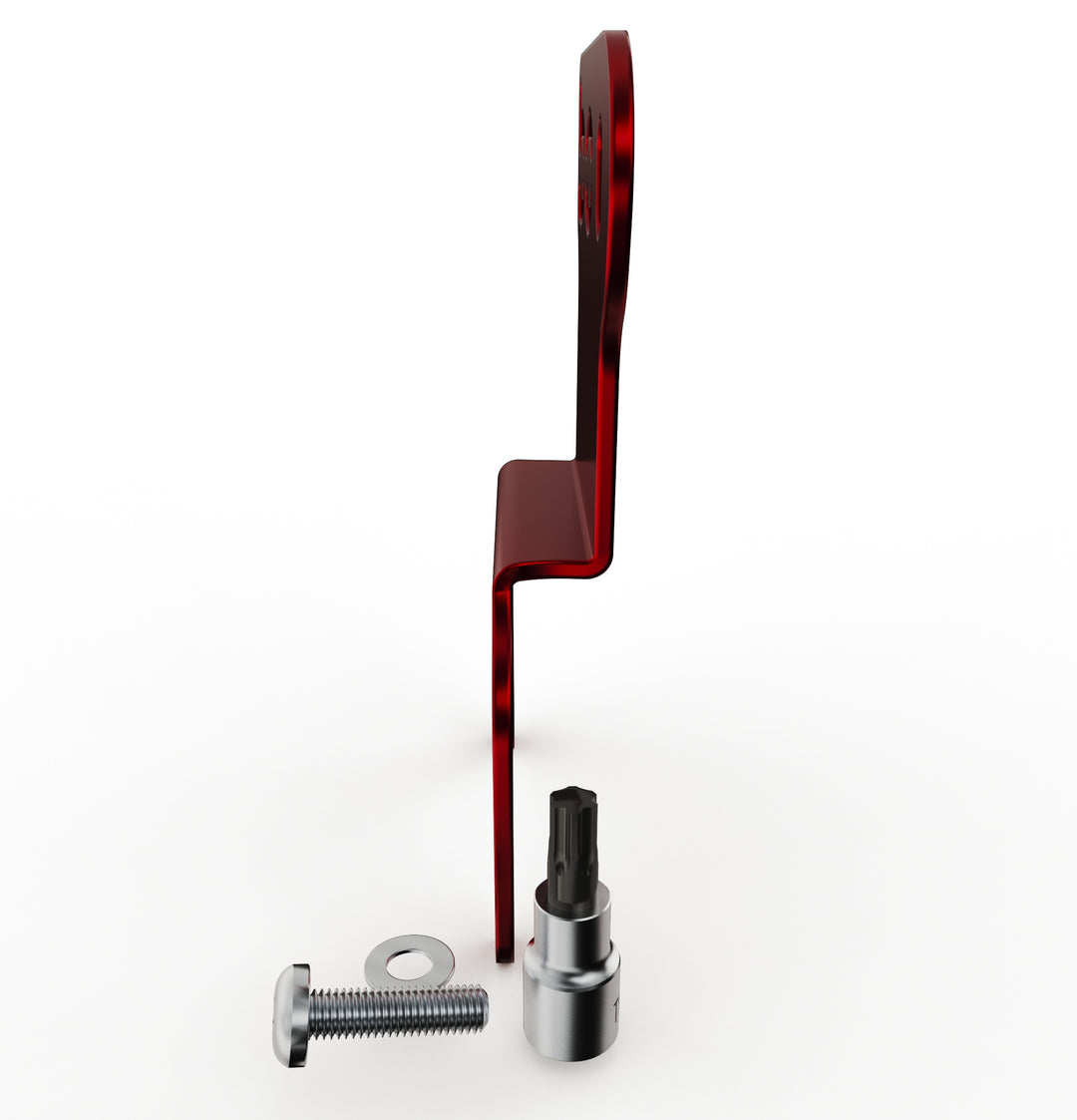 Toyota Tacoma Gen4 2024-2026 Deck Lid Anti-Theft Security RED v2 ( Power TailGate Lock +  Key )