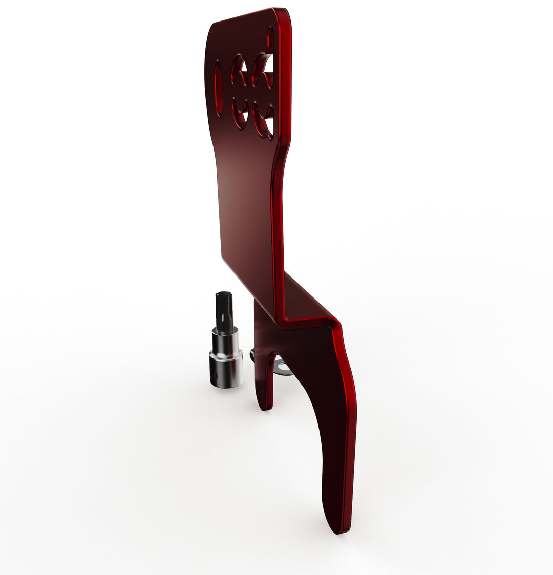 Toyota Tacoma Gen4 2024-2026 Deck Lid Anti-Theft Security RED v2 ( Power TailGate Lock +  Key )