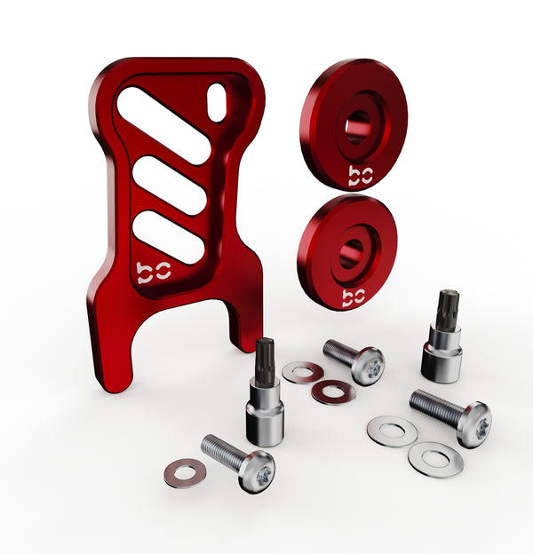 Toyota Tacoma Gen4 2024-2026 Deck Lid Anti-Theft Security (RED) v3 ( Power TailGate Lock + 2pc Stay Cable Lock + 2 Keys ) (Copy)