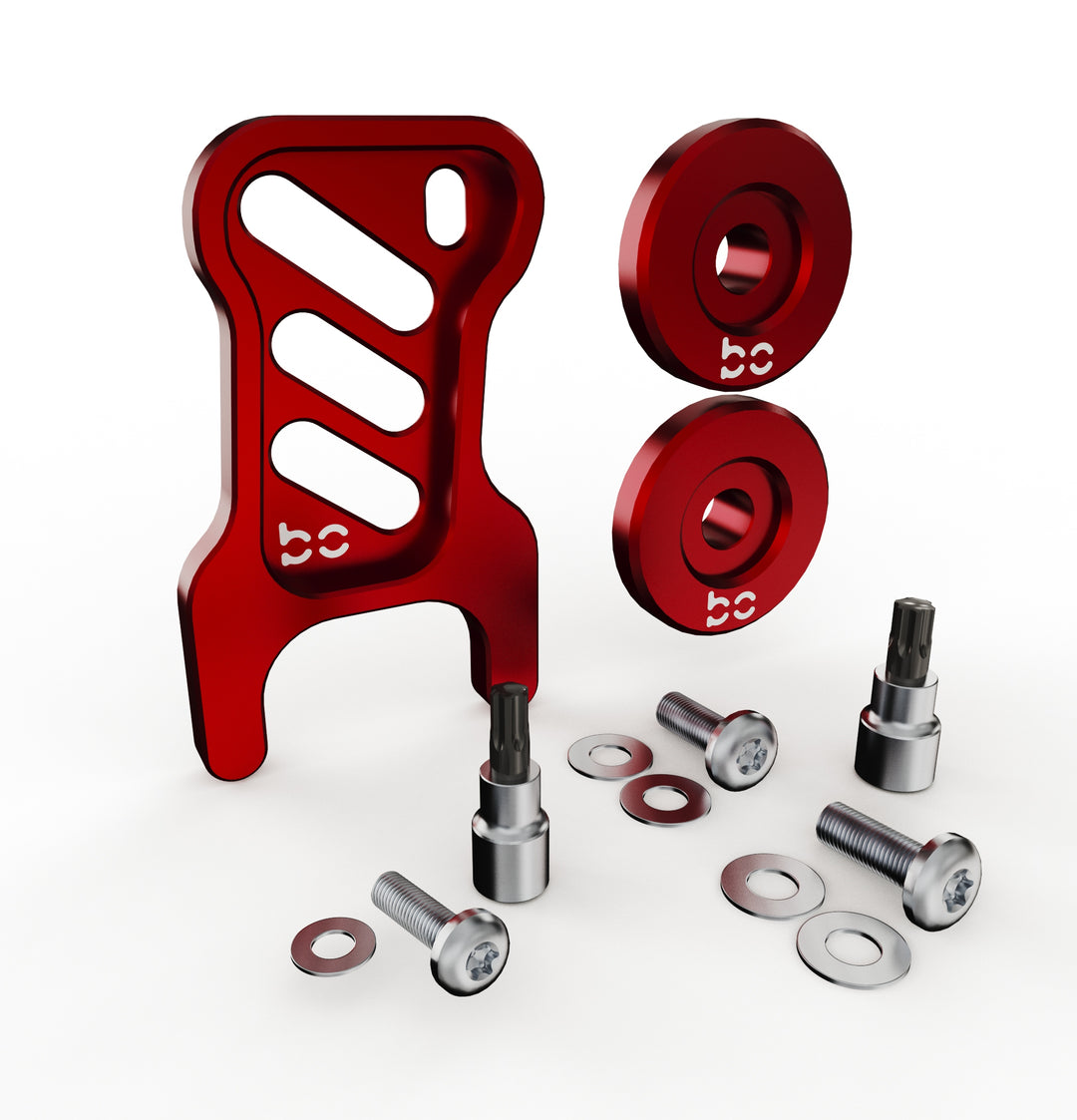 Toyota Tacoma Gen4 2024-2026 Deck Lid Anti-Theft Security (RED) v3 ( Power TailGate Lock + 2pc Stay Cable Lock + 2 Keys ) (Copy)