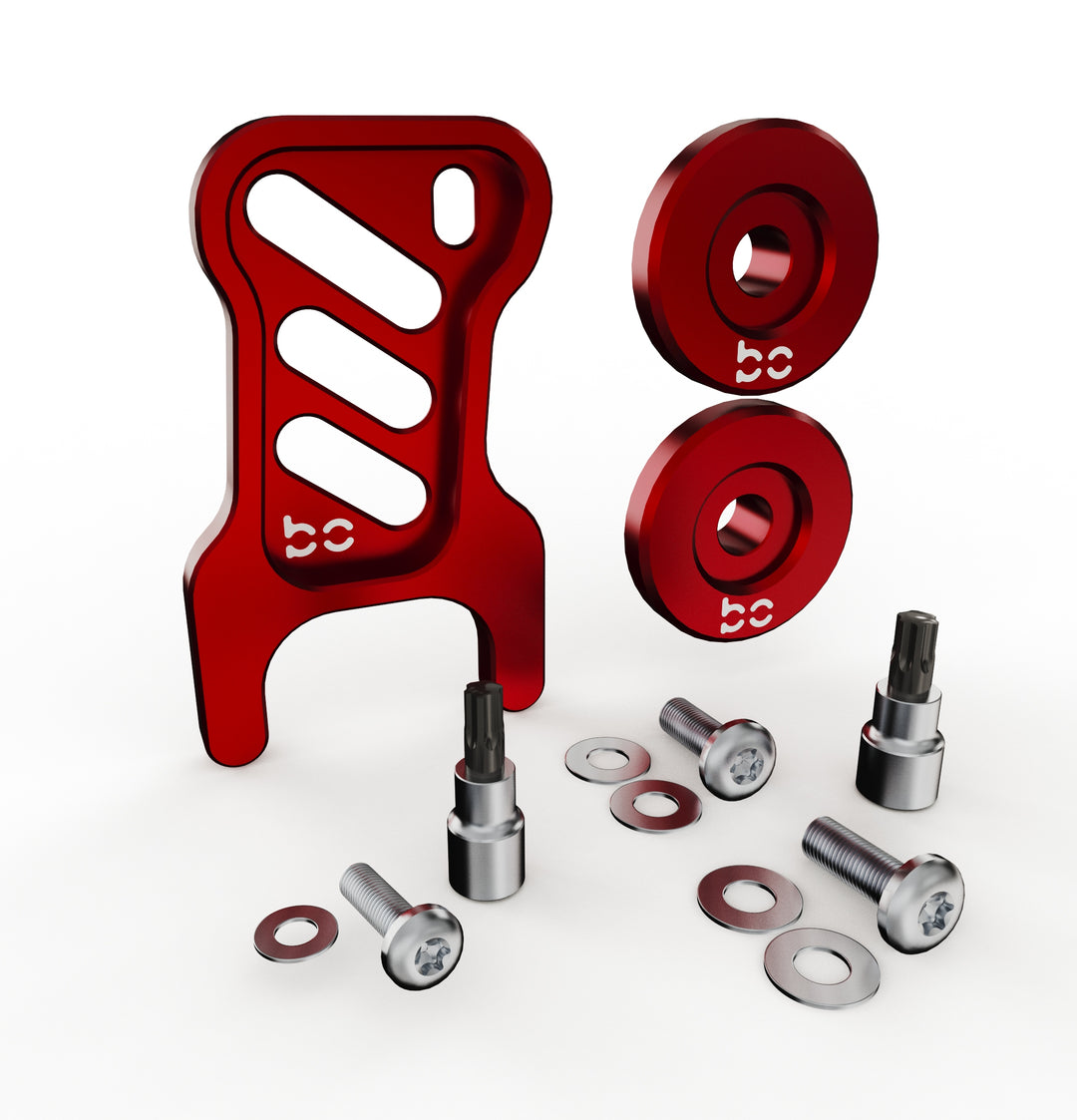 Toyota Tacoma Gen4 2024-2026 Deck Lid Anti-Theft Security (RED) v3 ( Power TailGate Lock + 2pc Stay Cable Lock + 2 Keys ) (Copy)