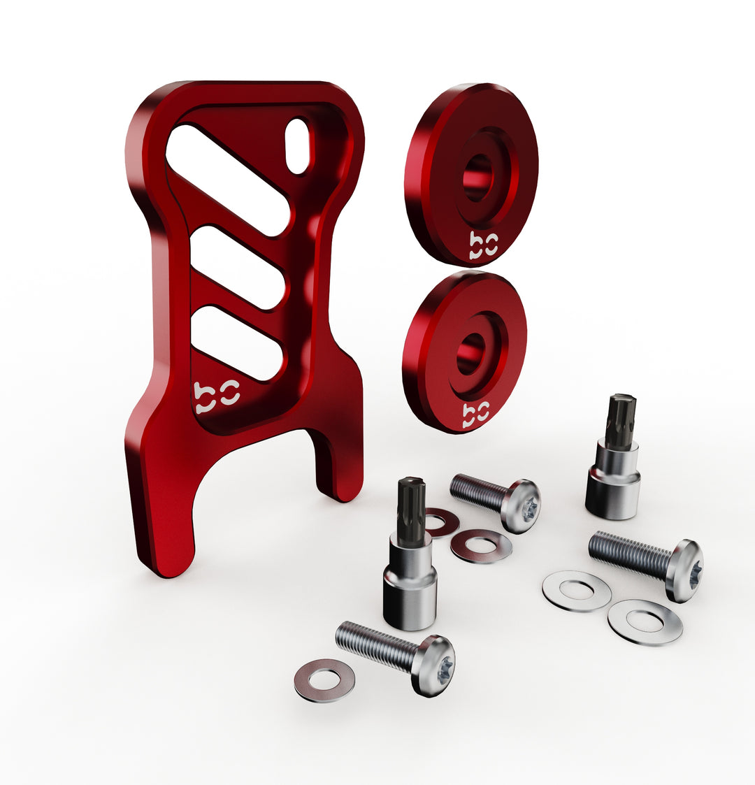 Toyota Tacoma Gen4 2024-2026 Deck Lid Anti-Theft Security (RED) v3 ( Power TailGate Lock + 2pc Stay Cable Lock + 2 Keys ) (Copy)