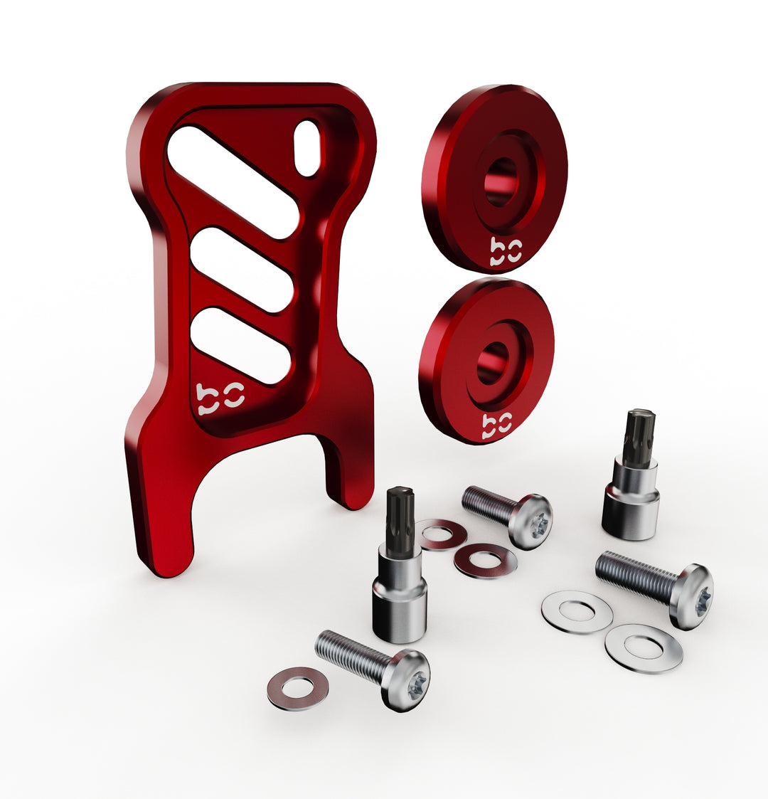 Toyota Tacoma Gen4 2024-2026 Deck Lid Anti-Theft Security (RED) v3 ( Power TailGate Lock + 2pc Stay Cable Lock + 2 Keys ) (Copy)