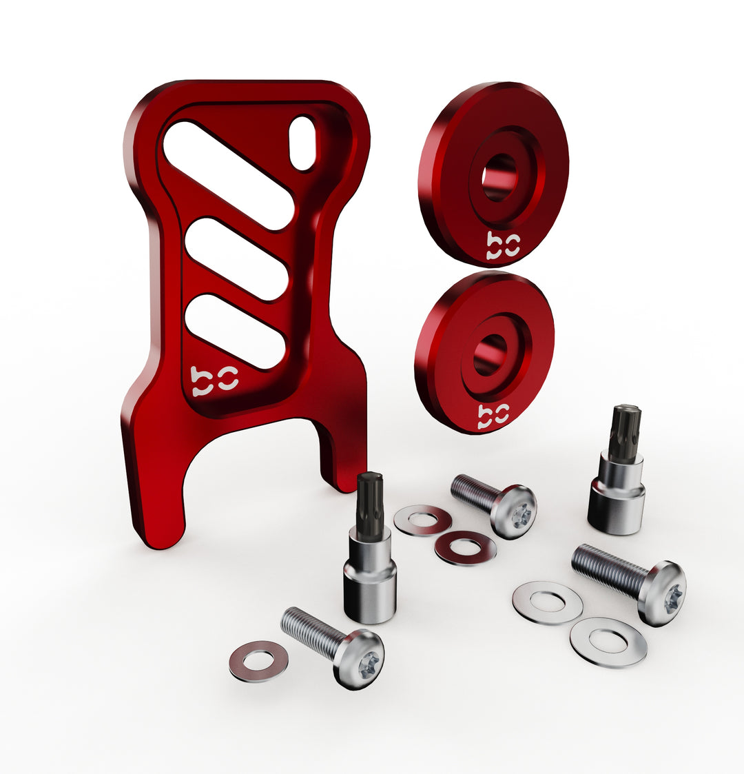 Toyota Tacoma Gen4 2024-2026 Deck Lid Anti-Theft Security (RED) v3 ( Power TailGate Lock + 2pc Stay Cable Lock + 2 Keys ) (Copy)