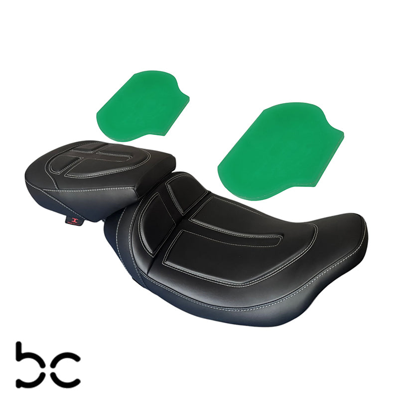 Harley Touring GEL Seat for CVO Road Street Electra Glide Bagger wide seat 2009-2024