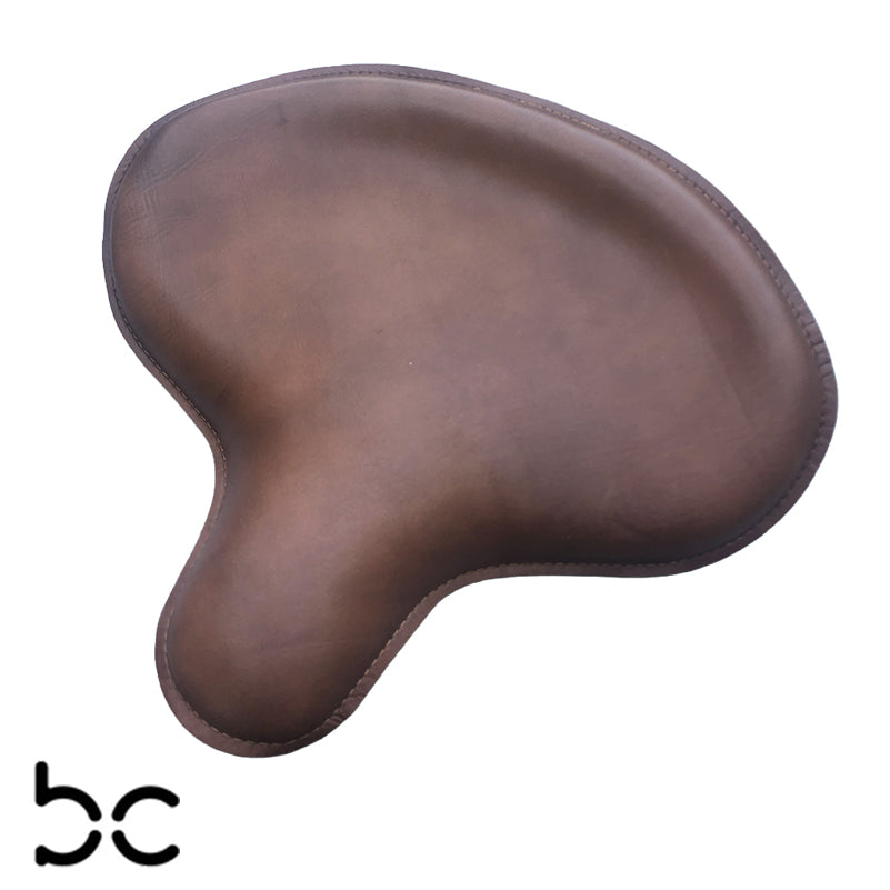 Harley Police Style Panhead Knucklehead Flathead EL WL ULH Genuine Leather Seat