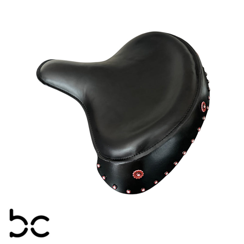 Harley Police Panhead Knucklehead Flathead EL WL ULH Genuine Leather Skirt Seat