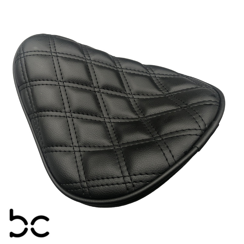 Black Tuk & Roll Solo Seat Harley chopper bober xs650 sportster cb750 triumph dyna