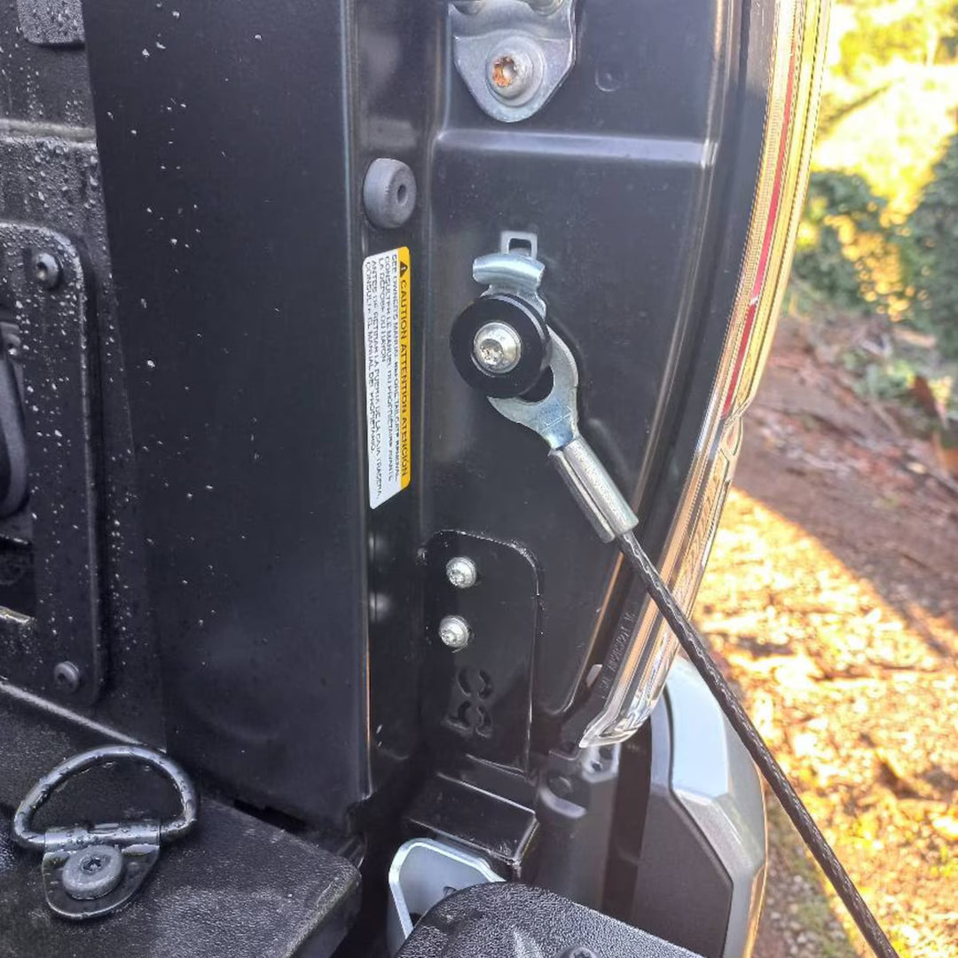 Toyota Tacoma Gen4 2024-2026 Deck Lid Anti-Theft Security v3 ( Power TailGate Lock + 2pc Stay Cable Lock + 2 Keys )