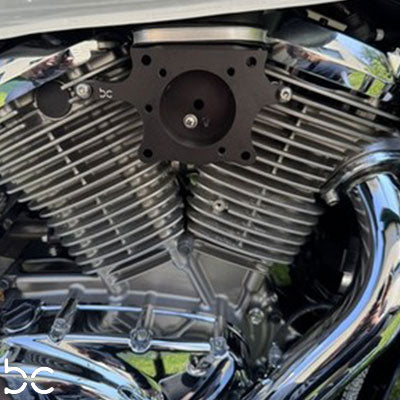 Suzuki Boulevard C50 (VL800) to Harley Super Sucker Intake Air Cleaner (Adapter Only)