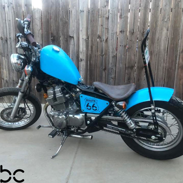 Honda Rebel CMX250 Left Side Cover Route 66 (Powder Coated)