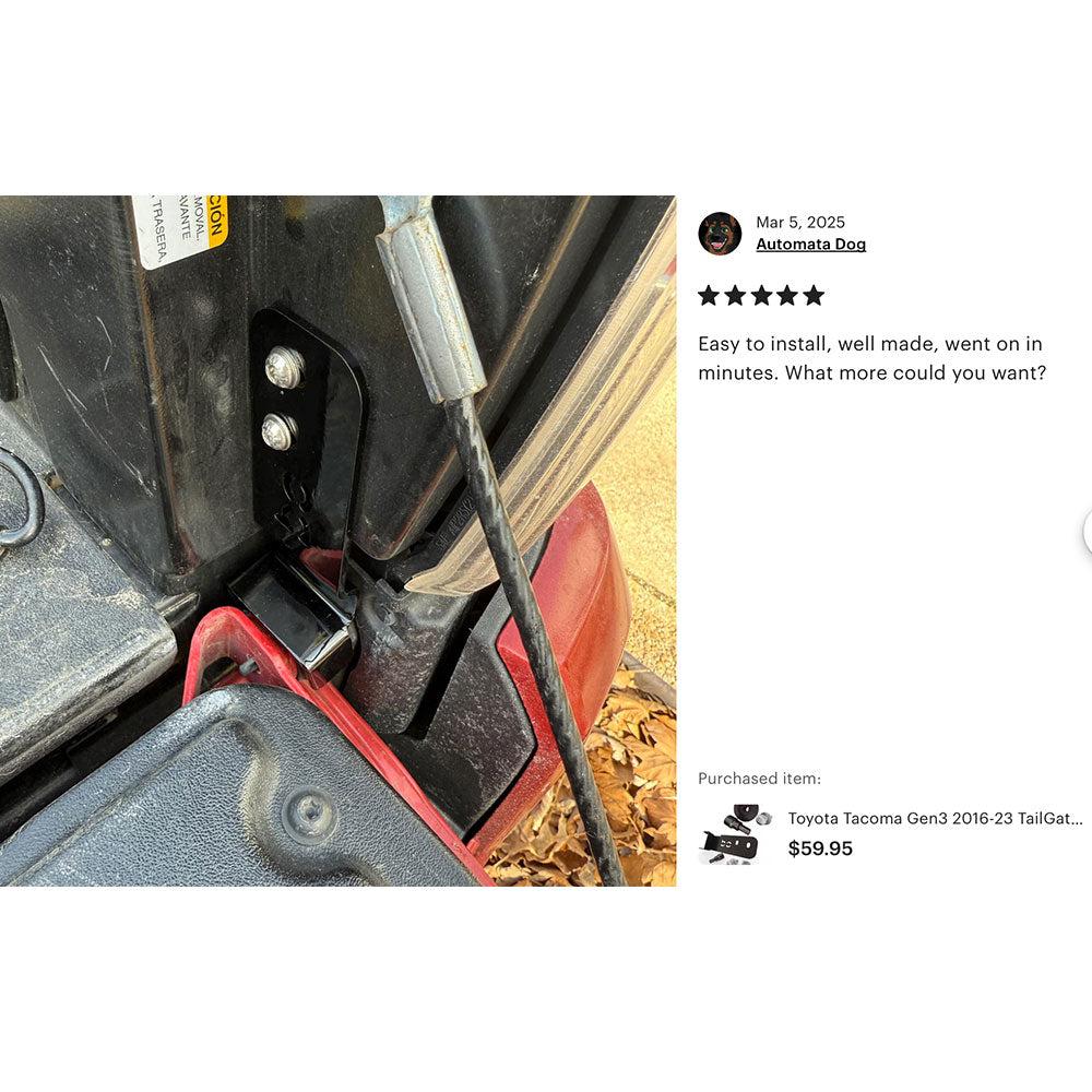 Toyota Tacoma Gen2 2005-2015 TailGate Deck Lid Anti-Theft Security Lock + 3/8 Sockets (COMBO)