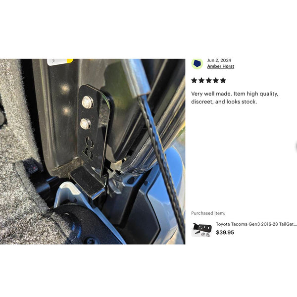 Ford F150 2004-2008 Gen 11 TailGate Deck Lid Anti-Theft Security Stay Cable Lock + T40 3/8 Socket (Copy)