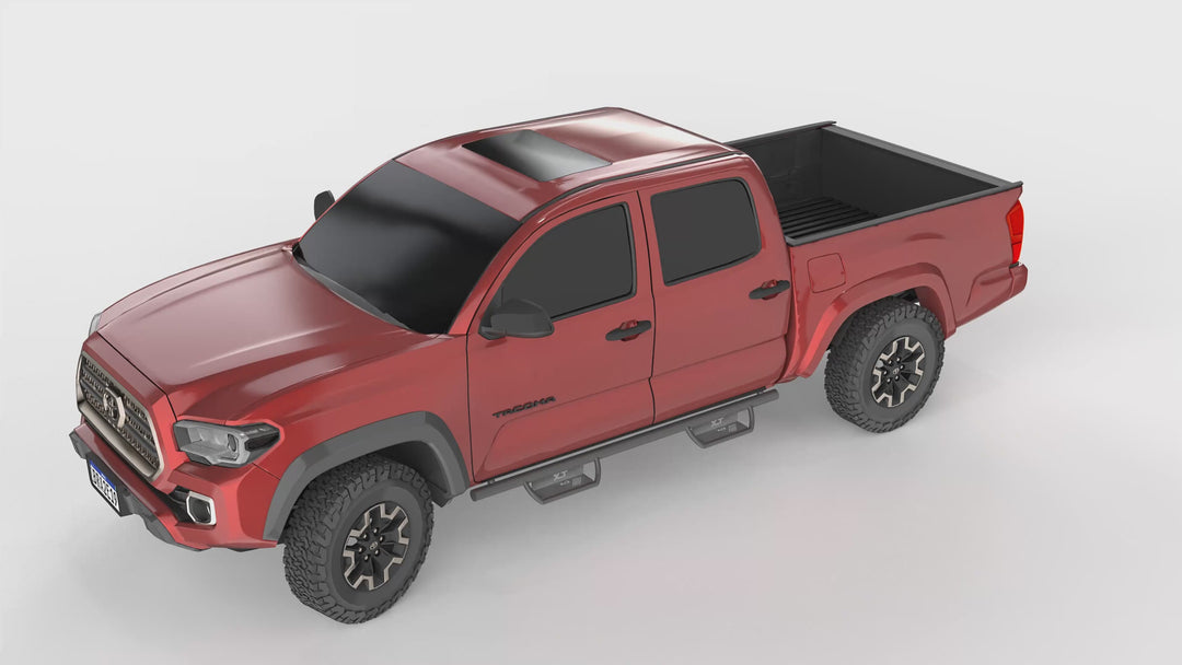 Toyota Tacoma Gen4 2024-2026 Deck Lid Anti-Theft Security v3 ( Power TailGate Lock + 2pc Stay Cable Lock + 2 Keys )