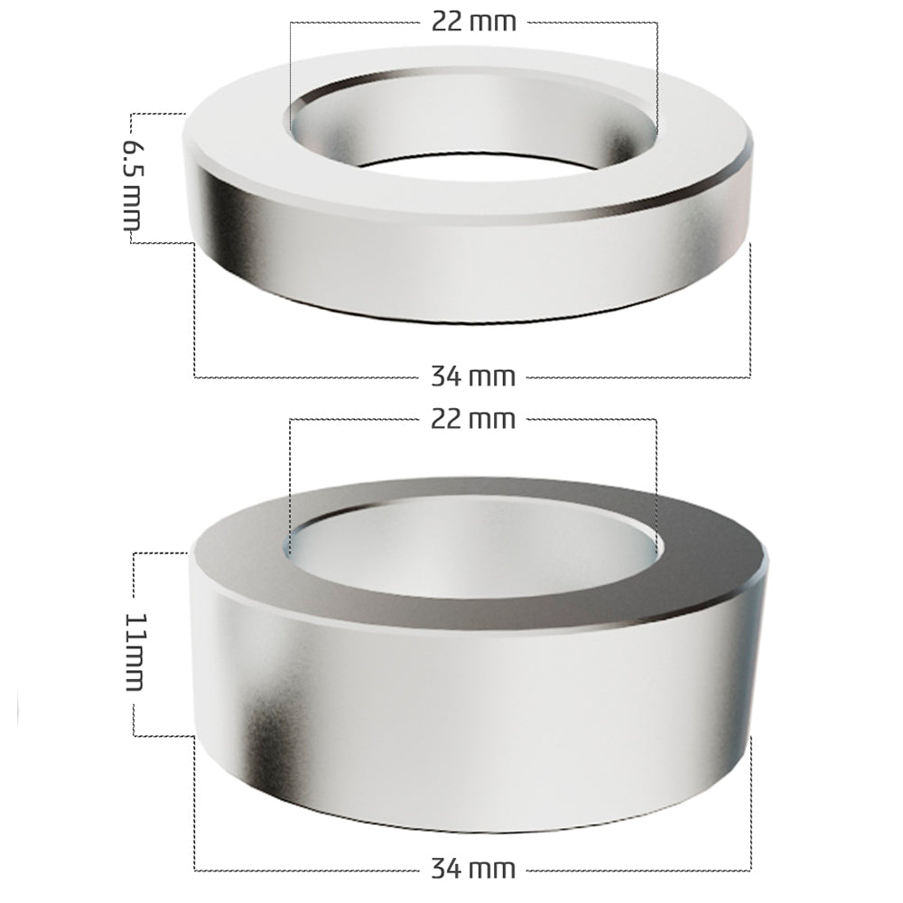 Honda Shadow Handlebar Riser Bushings Spacer (TOP & BOTTOM) 4pc (RAW A ...