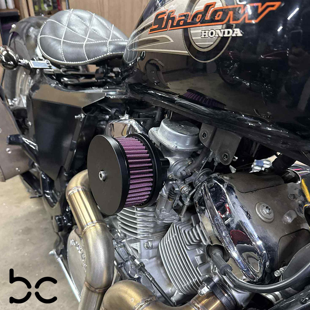Honda Shadow vlx600  to Harley Super Sucker Intake Air Cleaner (Adapter + Super Sucker (STAGE 1) Intake Air Filter )
