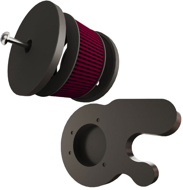 Yamaha V-Star Dragstar XVS1100 to Harley Stage 1 Intake Air Cleaner (Adapter + Stage 1 Intake Air Filter )