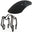 Triumph Bonneville T100 Front Fender Strut + Steel Black Front Fender