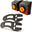 Triumph Bonneville T100 Rear Turn Signal Brackets + (SINGLE) BILLET Turn Signals LED (2PC)