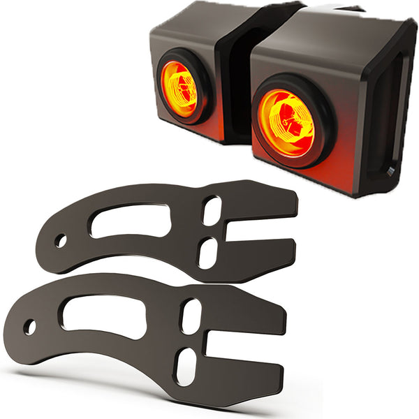 Triumph Bonneville T100 Rear Turn Signal Brackets + (SINGLE) BILLET Turn Signals LED (2PC)