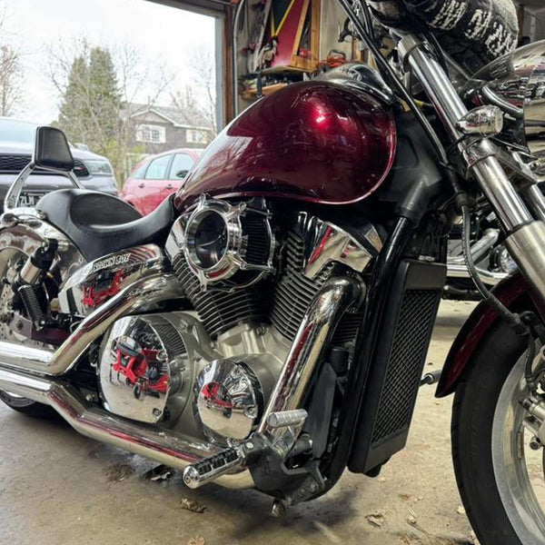 Honda VTX1300 to Honda to Harley Stage 1 Intake Air Cleaner (Adapter + Stage 1 Intake Air Filter )