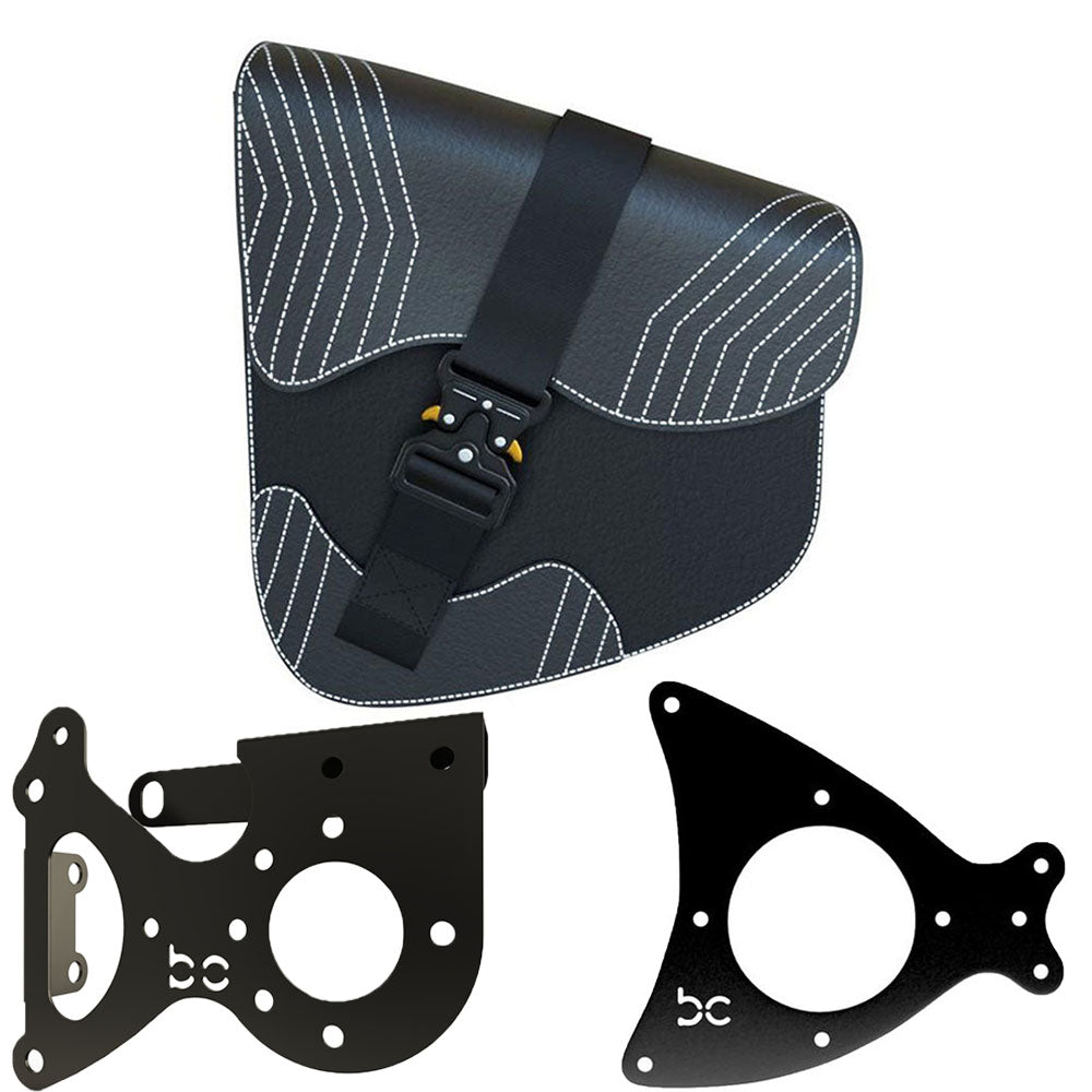 Honda Shadow vtx1300 SaddleBag Kit (LINES SaddleBag + Left Bike Bracket + SaddleBag Bracket)