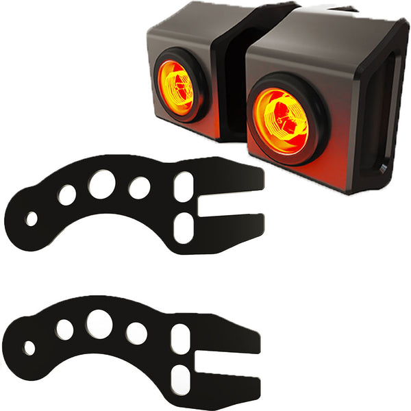 Honda VTX1300 Rear Turn Signal Brackets + (SINGLE) BILLET Turn Signals LED (2PC)