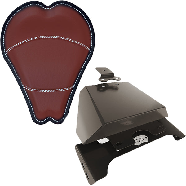 Yamaha Road Wild Star XV1600 Solo Bobber Chopper Seat Kit (13" Antique)