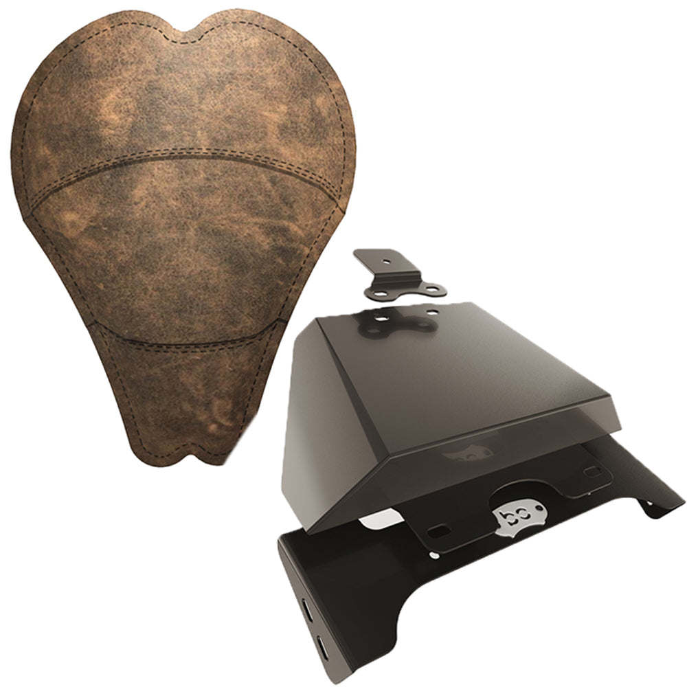 Yamaha Road Wild Star XV1600 Solo Bobber Chopper Seat Kit (13" Rustico)