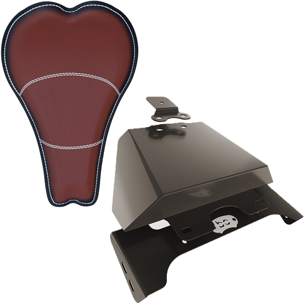 Yamaha Road Wild Star XV1600 Solo Bobber Chopper Seat Kit (16" Antique)