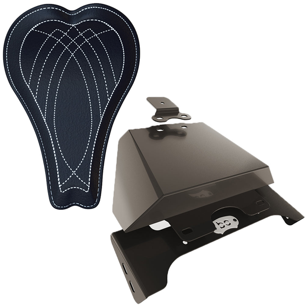 Yamaha Road Wild Star XV1600 Solo Bobber Chopper Seat Kit (16" Bends)