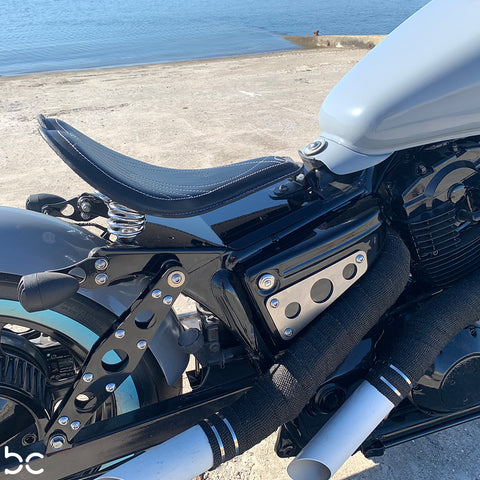 Honda Shadow VT1100c (Shaft) Leather Solo Seat Kit