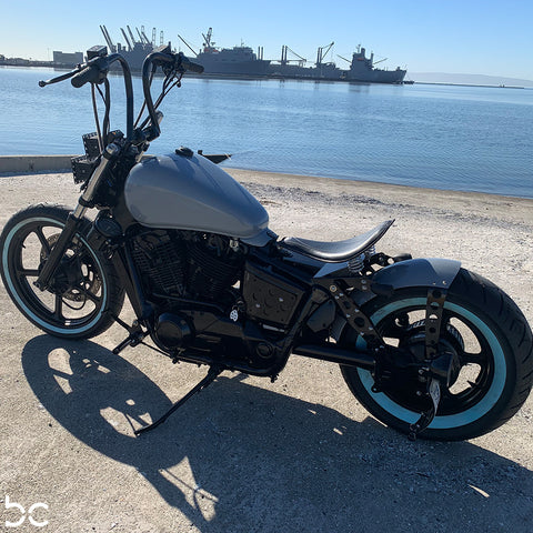 Honda Shadow VT1100c (Shaft) Leather Solo Seat Kit