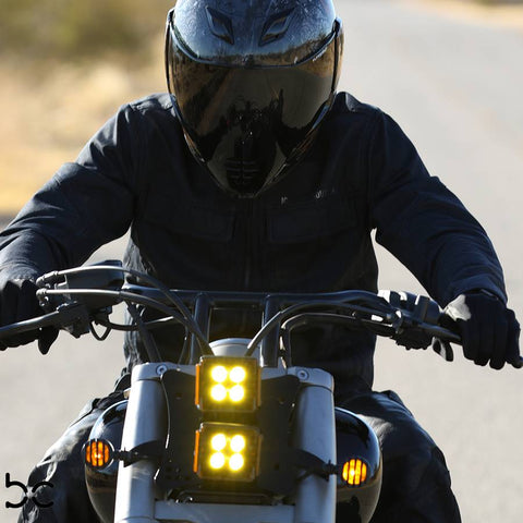 Multi-Fit HeadLight Plate (Raw Metal)