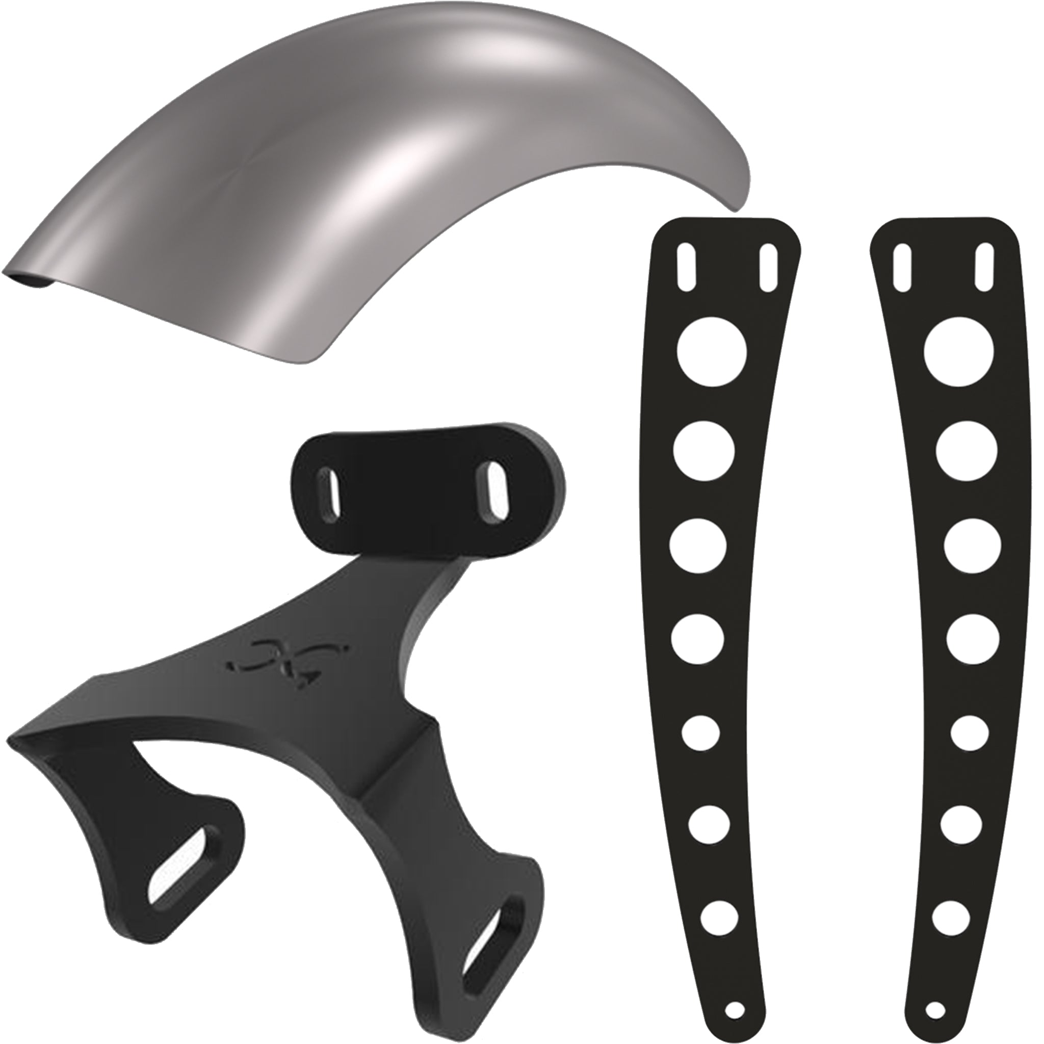 Honda Shadow VLX600 Rear (STEEL) Fender Combo Kit (Rear Fender +