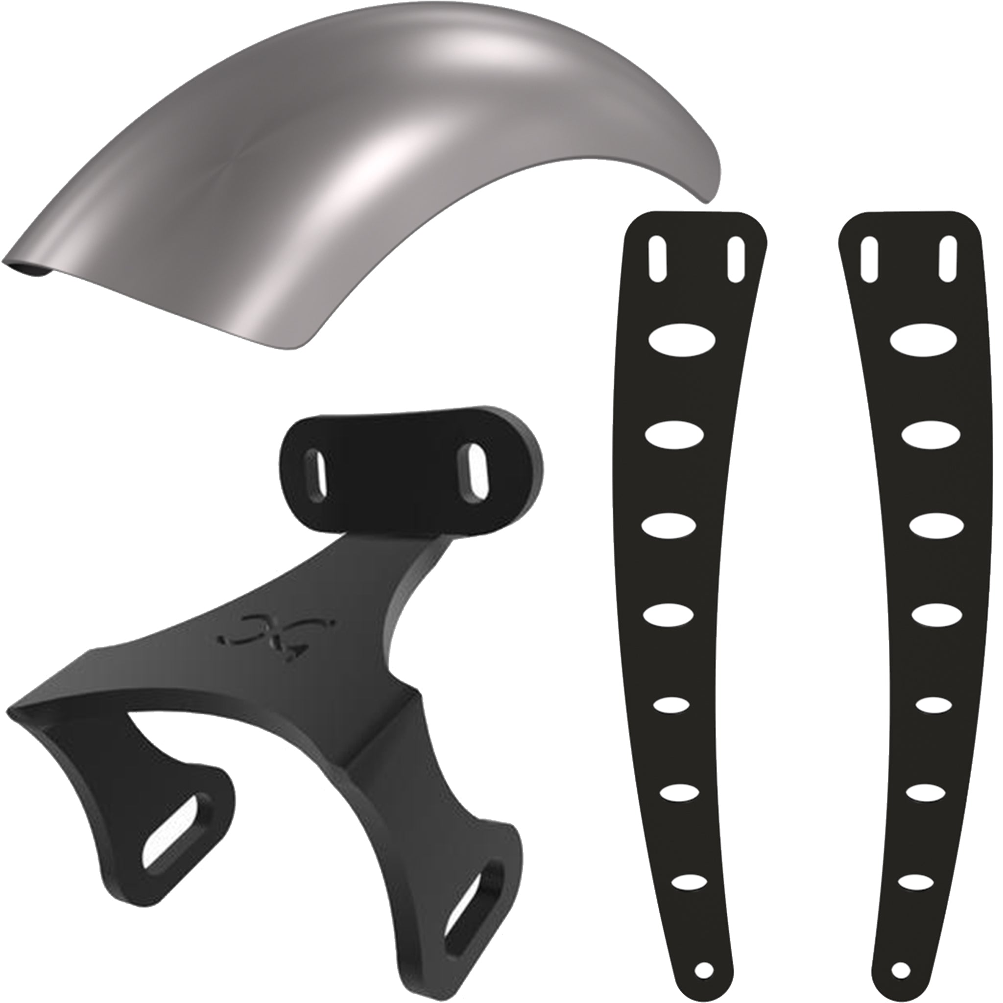 Honda Shadow VLX600 Rear (STEEL) Fender Combo Kit (Rear Fender +