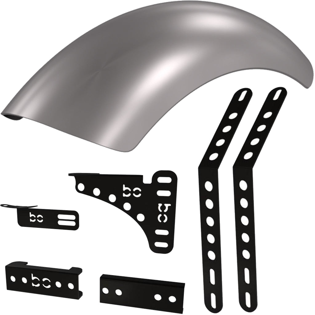 Triumph America / SpeedMaster Rear (ALUMINUM)Fender Combo Kit (Rear Fender + Fender Brackets + Struts)